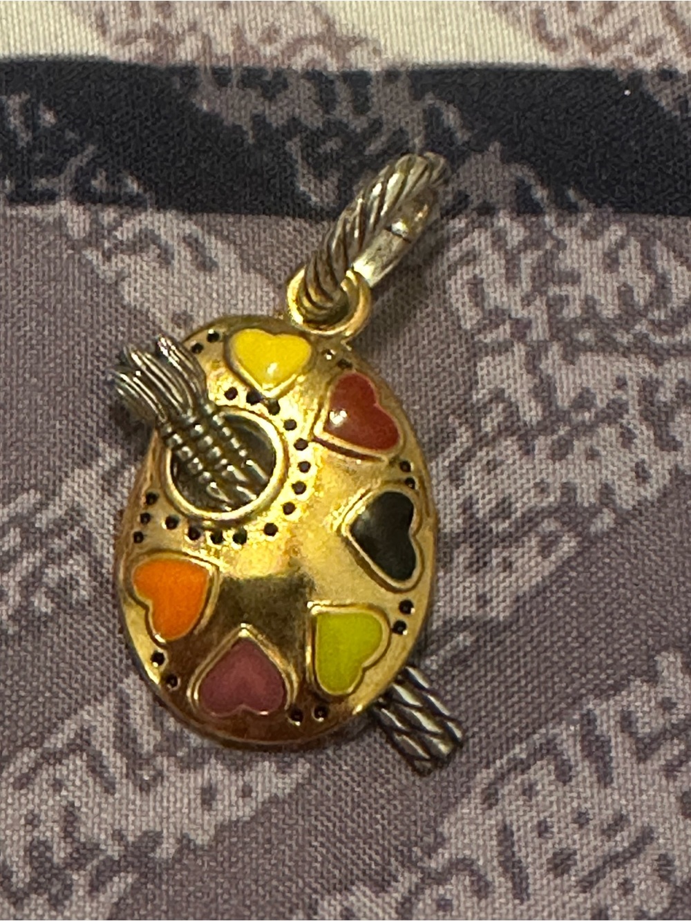 Brighton Artist Palette Charm